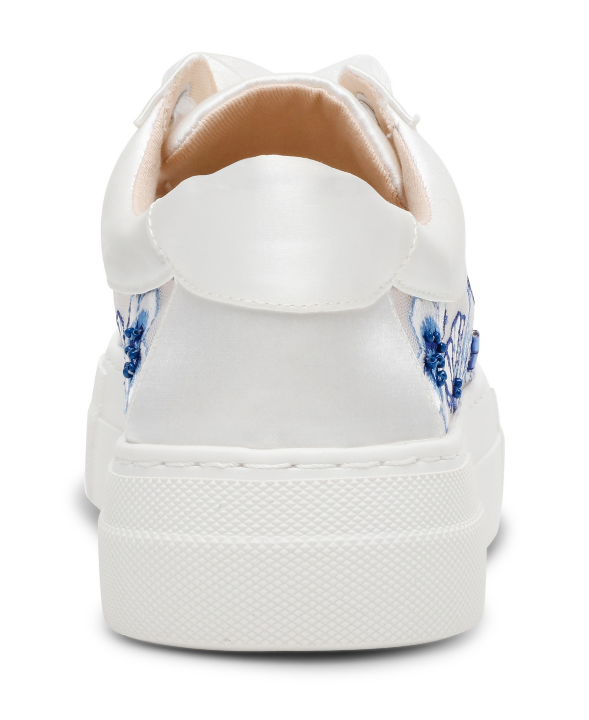 BETSEY JOHNSON WOMEN'S NINO EMBROIDERED TOILE LACE-UP SNEAKERS 