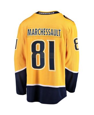 Men's Jonathan Marchessault Gold Nashville Predators Home Premier Breakaway Player Jersey