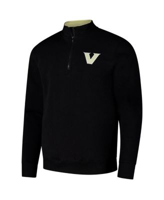Men's Black Vanderbilt Commodores Tortugas Quarter-Zip Sweatshirt