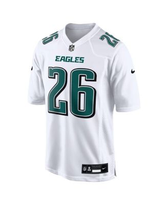 Men's Saquon Barkley Tundra White Philadelphia Eagles Fashion Game Jersey