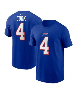 Nike - Men's James Cook Royal Buffalo Bills Name Number T-Shirt