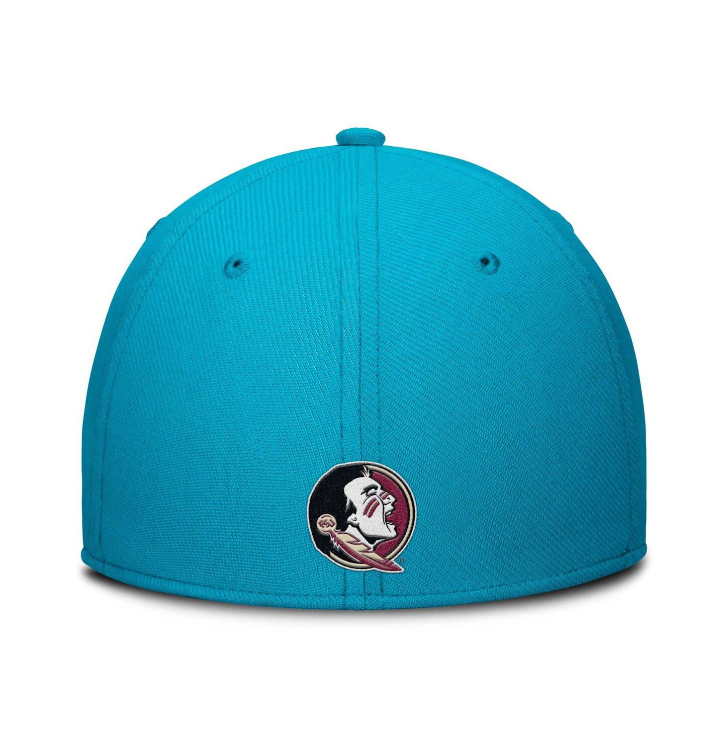 Мужская кепка Nike Turquoise Florida State Seminoles Swoosh Flex Hat — фото 3