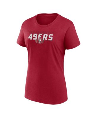 Women's Scarlet San Francisco 49ers Lean T-Shirt