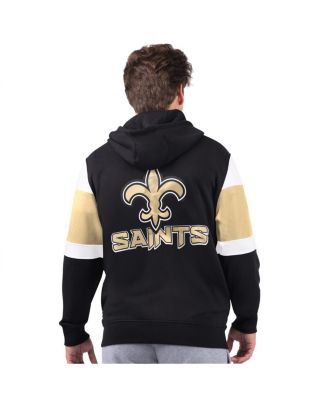Men's Black New Orleans Saints Extreme Full-Zip Hoodie