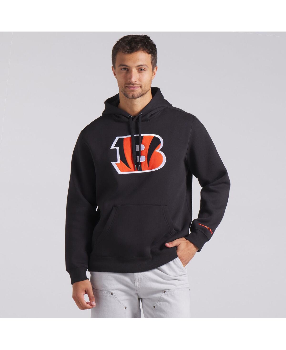 FANATICS MEN'S BLACK CINCINNATI BENGALS LEGACY FLEECE PULLOVER HOODIE