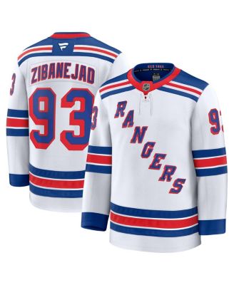 Fanatics - Men's Mika Zibanejad White New York Rangers Away Premium Jersey