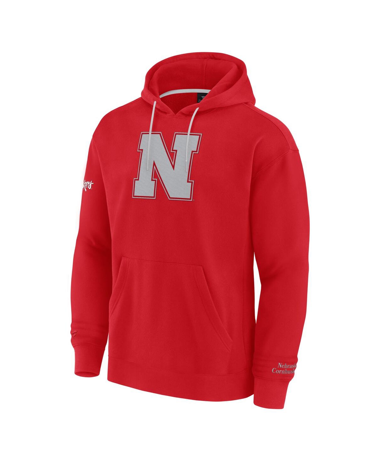FANATICS MEN'S SCARLET NEBRASKA HUSKERS PACE PULLOVER HOODIE