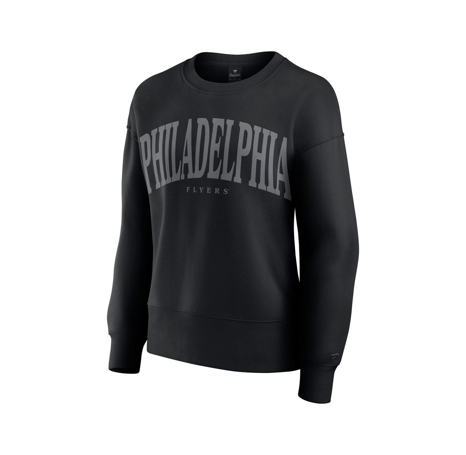 Women's Black Philadelphia Flyers Elements Flow Pullover Sweatshirt