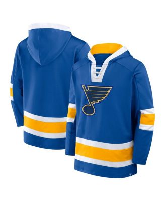 Fanatics - Men's Blue St. Louis Blues Inside Line Fleece Pullover Hoodie