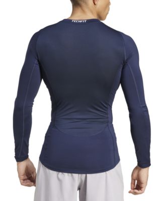Men's Fitted Crewneck Tech-Fit Compression Shirt