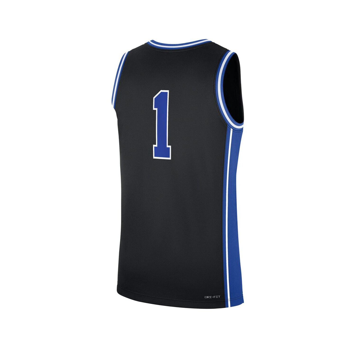 Men's 1 Black Duke Blue Devils Alternate Replica Jersey