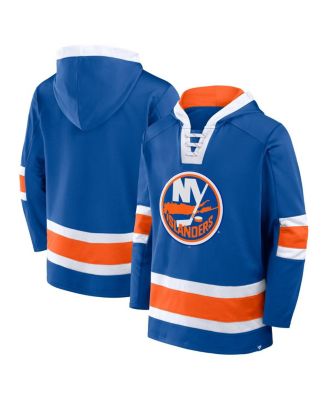Fanatics - Men's Royal New York Islanders Inside Line Fleece Pullover Hoodie
