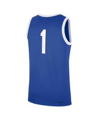 Men's 1 Royal Kentucky Wildcats Road Replica Jersey