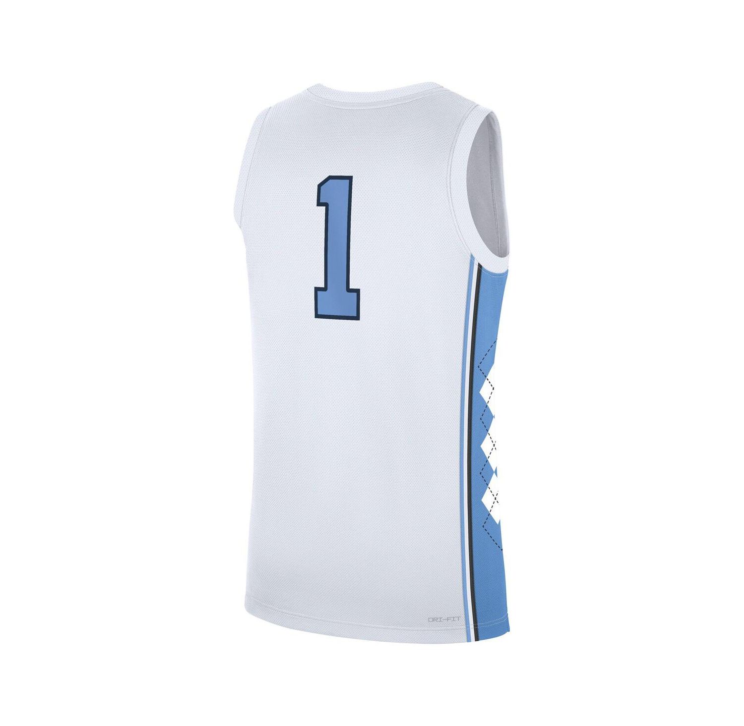 Men's White North Carolina Tar Heels Home Replica Basketball Jersey