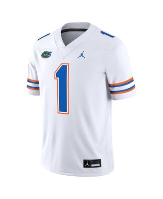 Men's 1 White Florida Gators Game Jersey