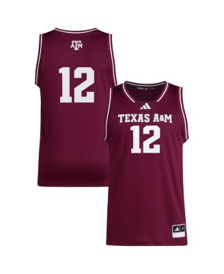 adidas - Men's 12 Maroon Texas A M Aggies Replica Swingman Jersey