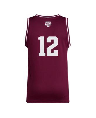 Men's 12 Maroon Texas A M Aggies Replica Swingman Jersey