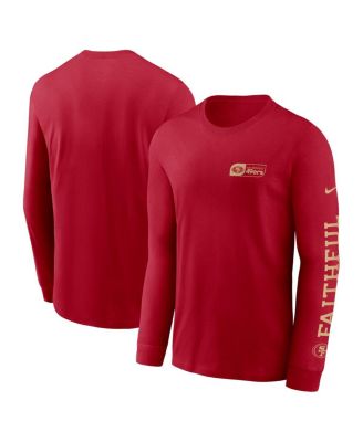 Nike - Men's Scarlet San Francisco 49ers All Out Long Sleeve T-Shirt