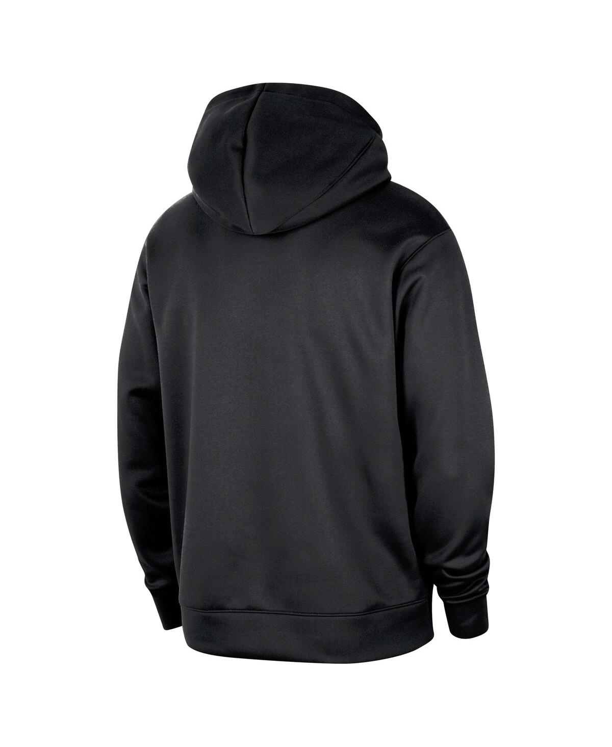 Nike Men's Black Chicago Bulls 2024/25 Spotlight On-court Practice Performance Pullover Hoodie In Black