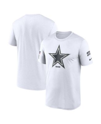 Nike - Men's White Dallas Cowboys 2024 Salute To Service Legend Performance T-Shirt