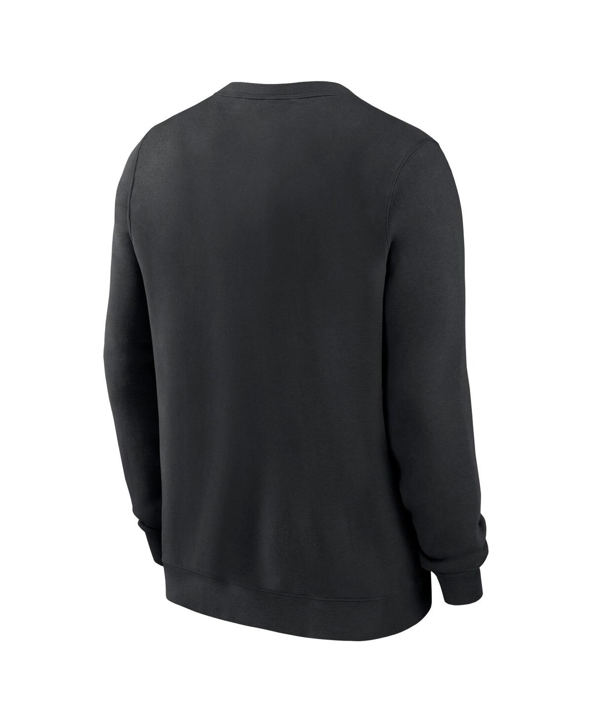 Nike Men's Black Chicago White Sox Classic Fleece Performance Pullover Sweatshirt
