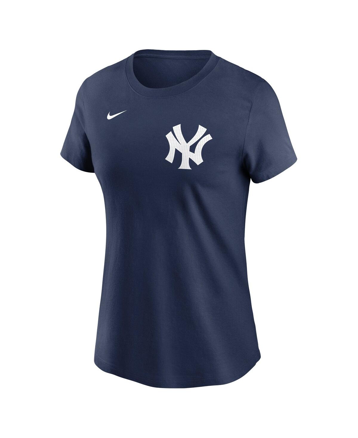 Nike Women's Aaron Judge Navy New York Yankees Fuse Name Number T-shirt In Navy