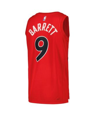 Men's and Women's RJ Barrett Red Toronto Raptors Swingman Player Jersey - Icon Edition