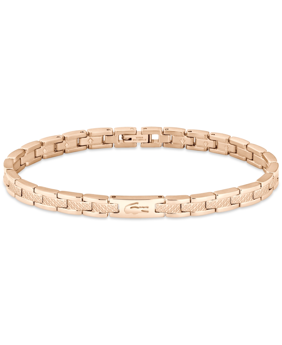 Metropole H-Link Bracelet - Rose Gold