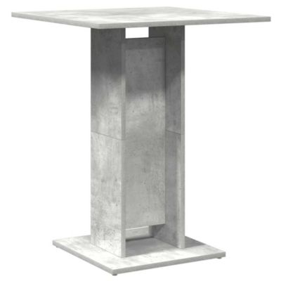 Bistro Table Concrete grey Engineered Wood Medium Durable