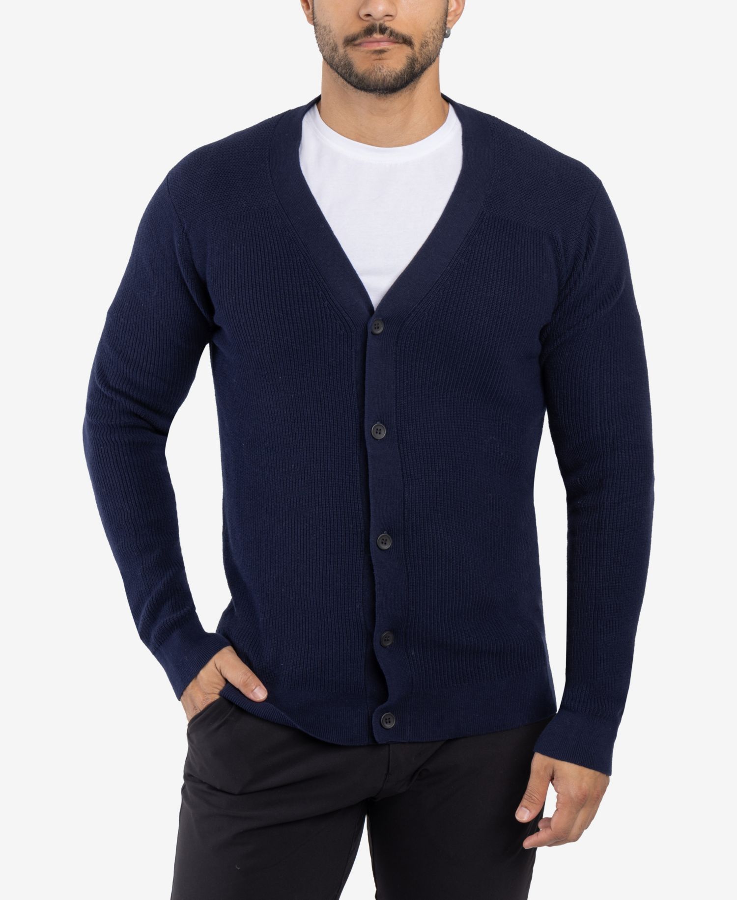 Big & Tall Cotton Cardigan Sweater