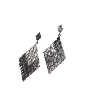 Ombre Rhombus Drop Earrings