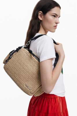 Women's Small raffia bag