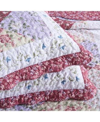 3 Piece Printed Quilt Set Bedspread Set B028 - King