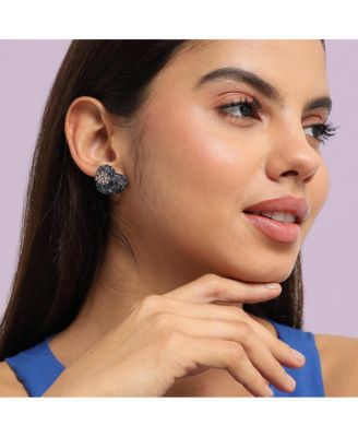 Flora Heart Stud Earrings