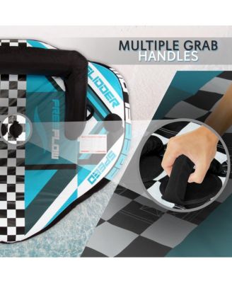 Inflatable Towable Tube With Front Tow Point & Stabilizer Walls - 2-Person Capacity