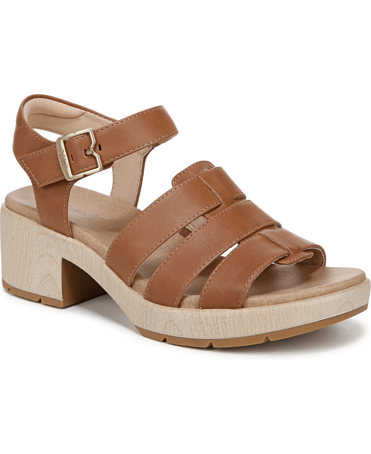 DR. SCHOLL'S WOMEN'S OH KAY BLOCK HEEL DRESS SANDALS 