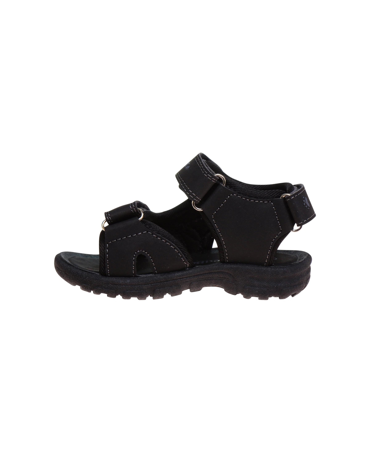 Rugged Bear Toddler Boys Open-toe Sport Sandals In Black