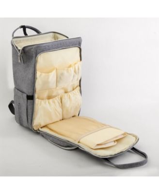 Wide Open Frame Diaper Bag Backpack
