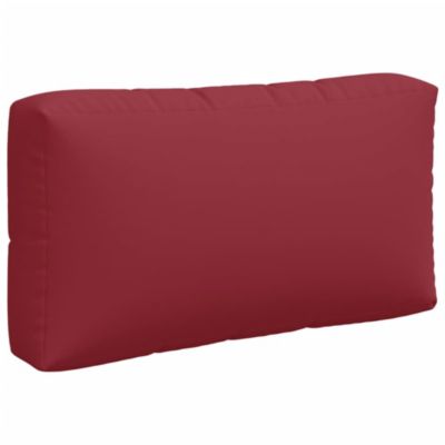 Pallet Cushion Set of 3 Red 100% polyester Regular