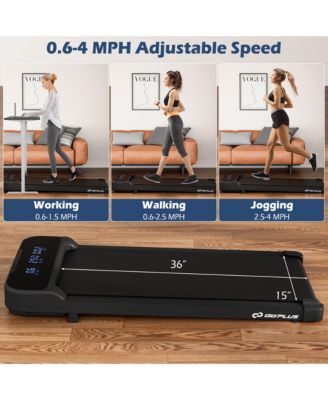 2.5HP Under Desk Treadmill for Home and Office Remote Control LED Display
