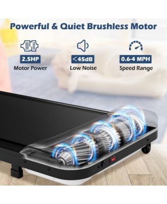 2.5HP Under Desk Treadmill for Home and Office Remote Control LED Display