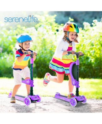 Infinity 3-Wheel Kids Scooter With LED Wheels & Comfort Seat - Leopard