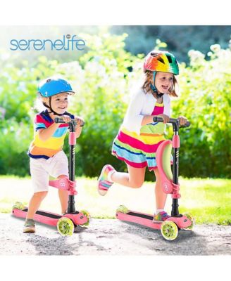 Infinity 3-Wheel Kids Scooter With LED Wheels & Comfort Seat - Leopard