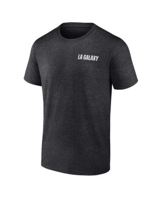 Men's Heather Charcoal Los Angeles Galaxy Iconic Blocked-Out T-Shirt