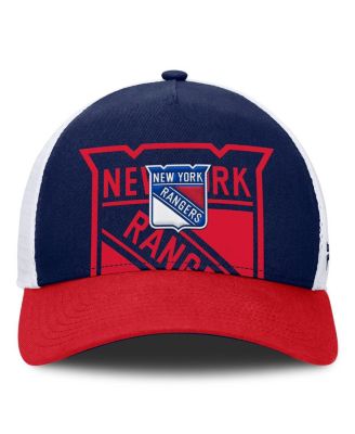 Men's Navy/Red New York Rangers Authentic Pro A-Frame Rink Adjustable Hat