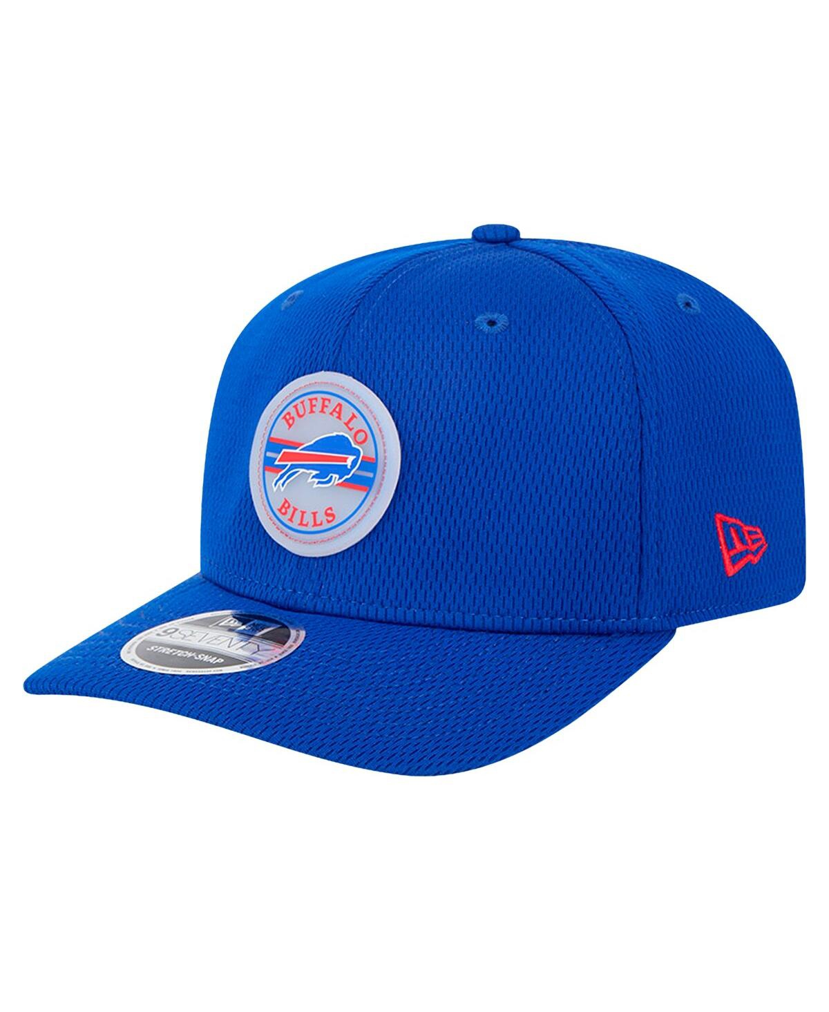 NEW ERA MEN'S ROYAL BUFFALO BILLS ADVENTURE PATCHED 9SEVENTY STRETCH-SNAP ADJUSTABLE HAT 