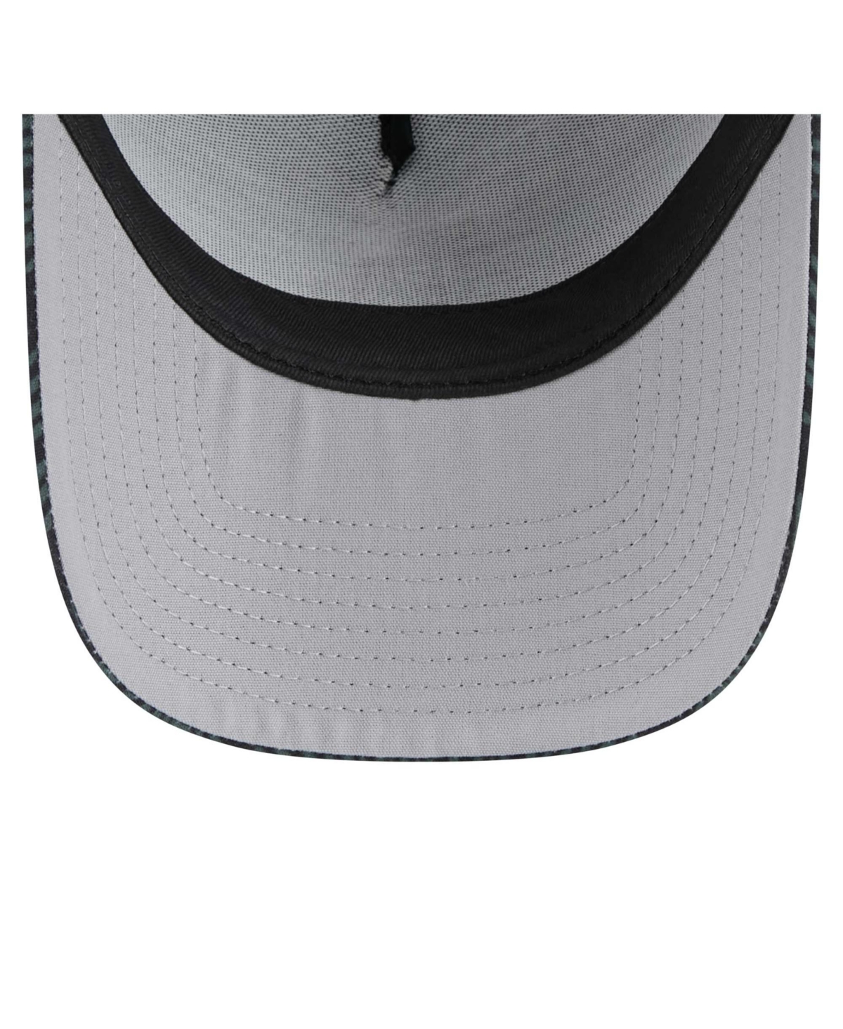 New Era Men's Black Los Angeles Dodgers 9forty A-frame Trucker Adjustable Hat In Black