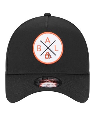 Men's Black Baltimore Orioles 9FORTY A-Frame Adjustable Hat