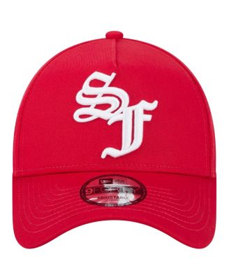 Men's Scarlet San Francisco 49ers Mystic 9FORTY A-Frame Adjustable Hat
