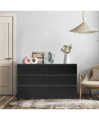 Spacious Double Dresser for Stylish Bedroom Storage and Organization